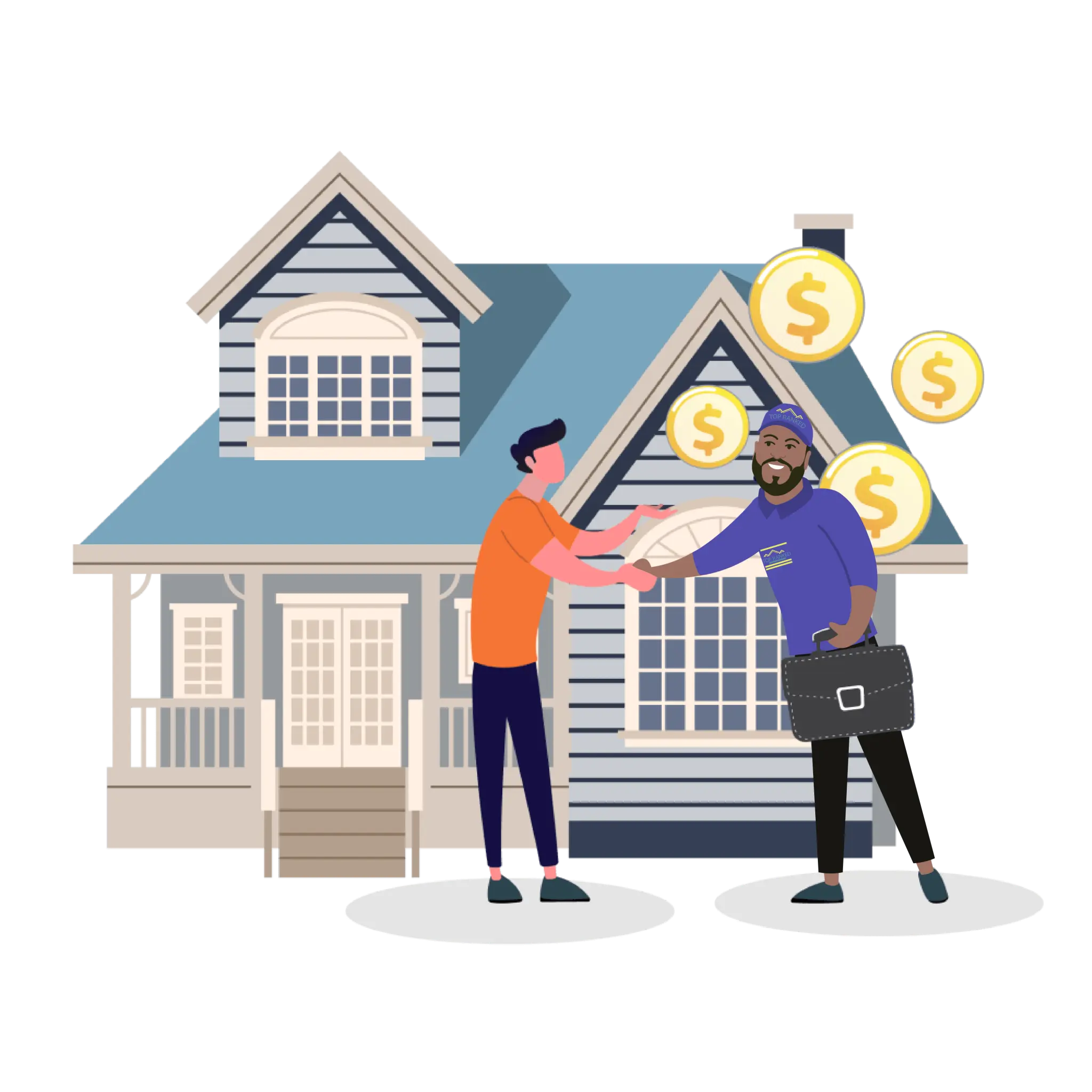 Need_Quick_Cash_Flat_Vector_FAQ_Page Need Quick Cash An illustrated picture stating that Top Ranked Home Buyers can and will provide sellers with a free and fair cash offers in as little as 24 hours!